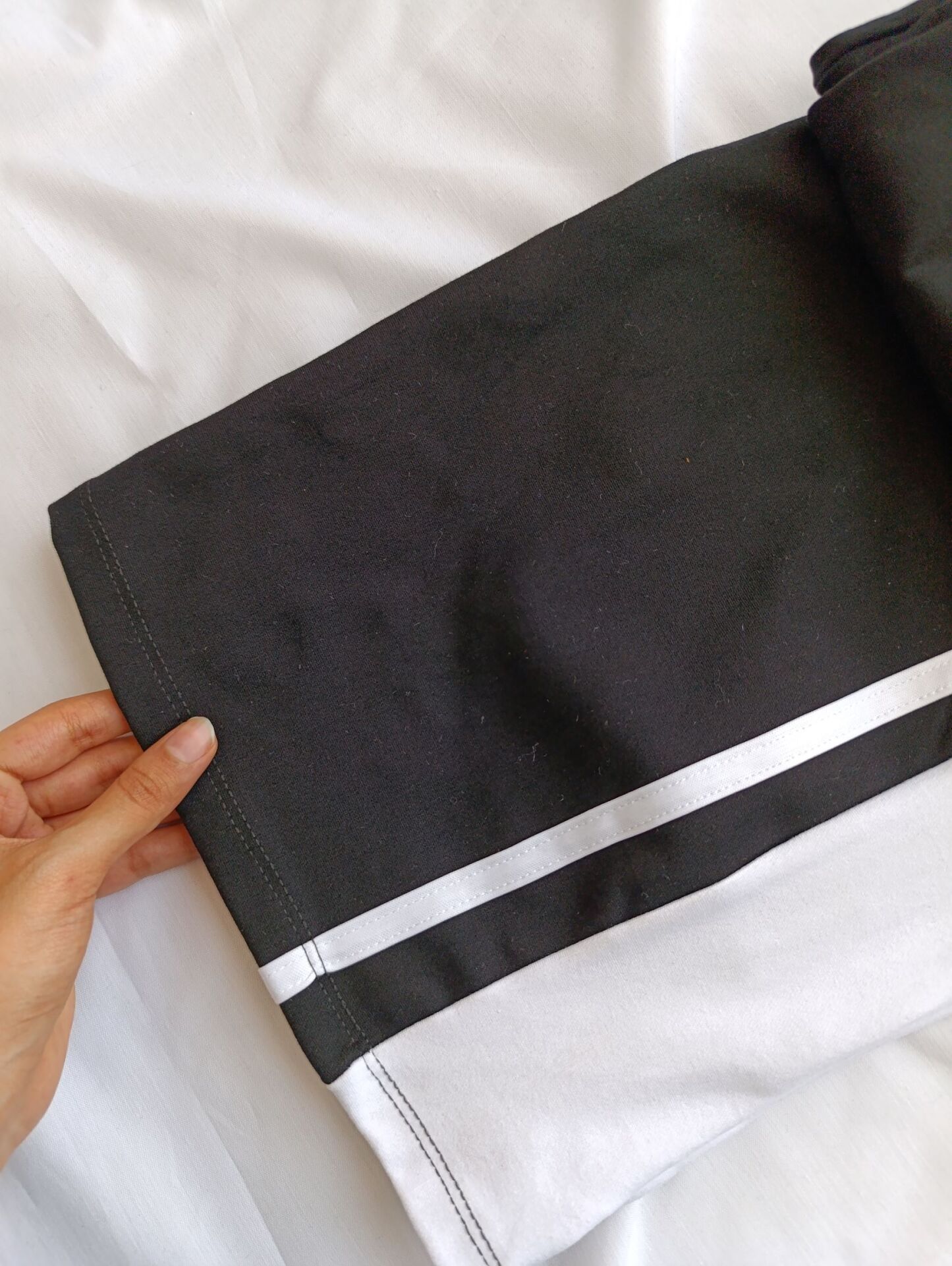  شلوار گلکسی کنار خط ، سفید رنگ نلالند 