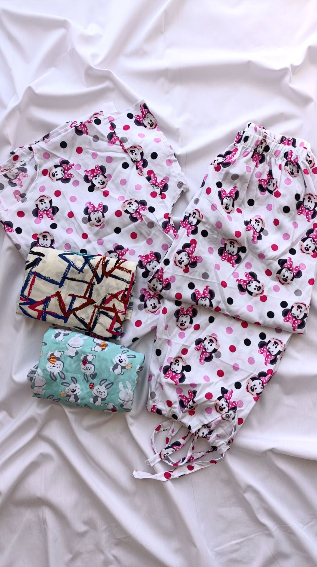 تیشرت شلوارک نخ تایلندی طرح دار نلالند